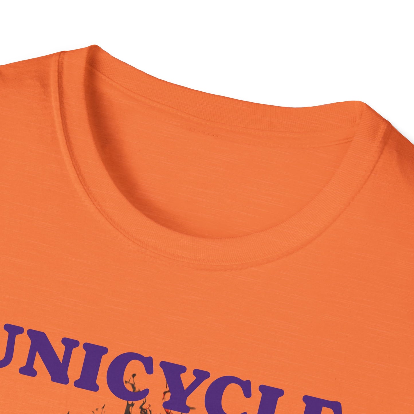 Unicycle Unicorn ring of fire Softstyle Tshirt