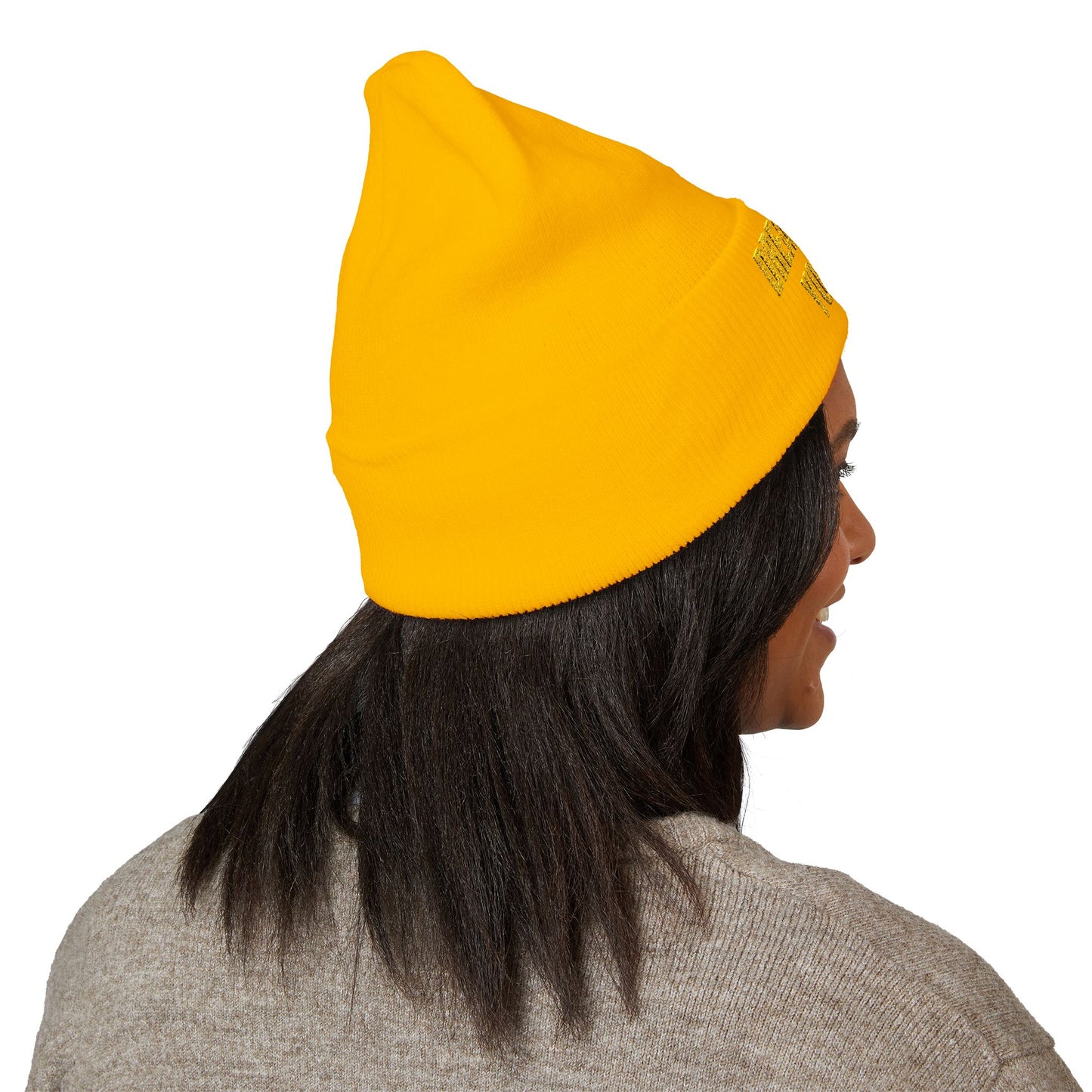 Dream While You Can Cuffed Beanie, Cozy Winter Accessory, Gift for Dreamers, Inspirational Beanie, Unisex Knitted Hat