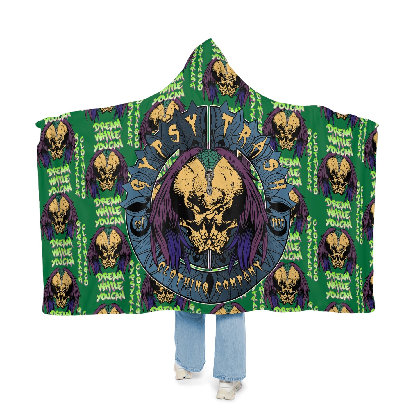 GTCC Snuggle Hoodie Blanket (Green)