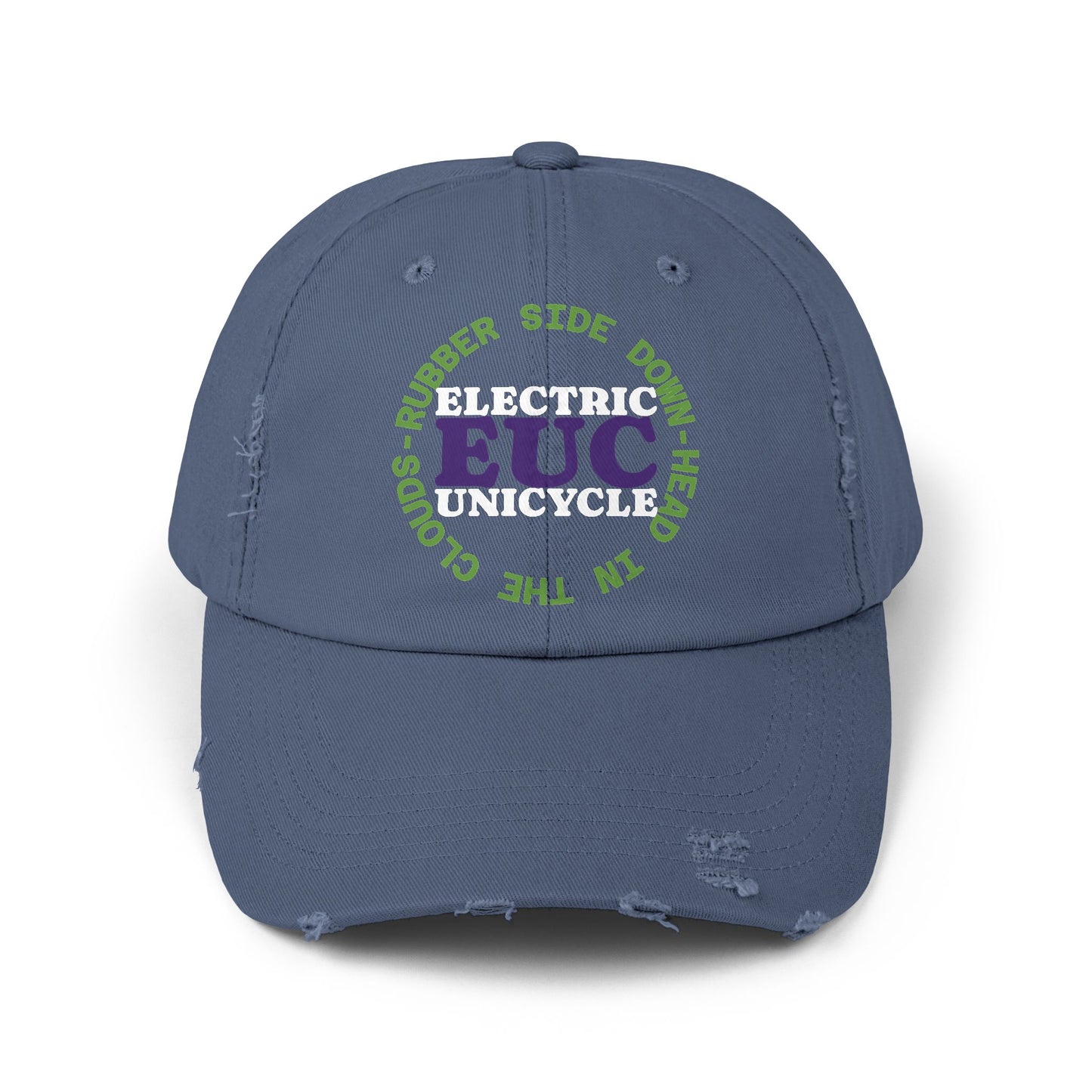 Unicycle Unicorn EUC Distressed Cap