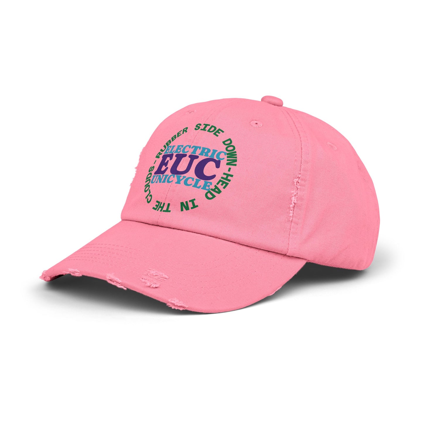 Unicycle Unicorn EUC Distressed Cap