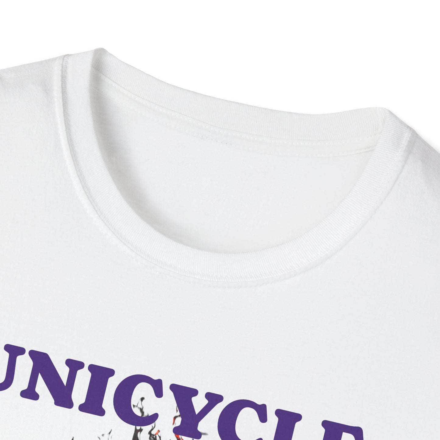 Unicycle Unicorn ring of fire Softstyle Tshirt