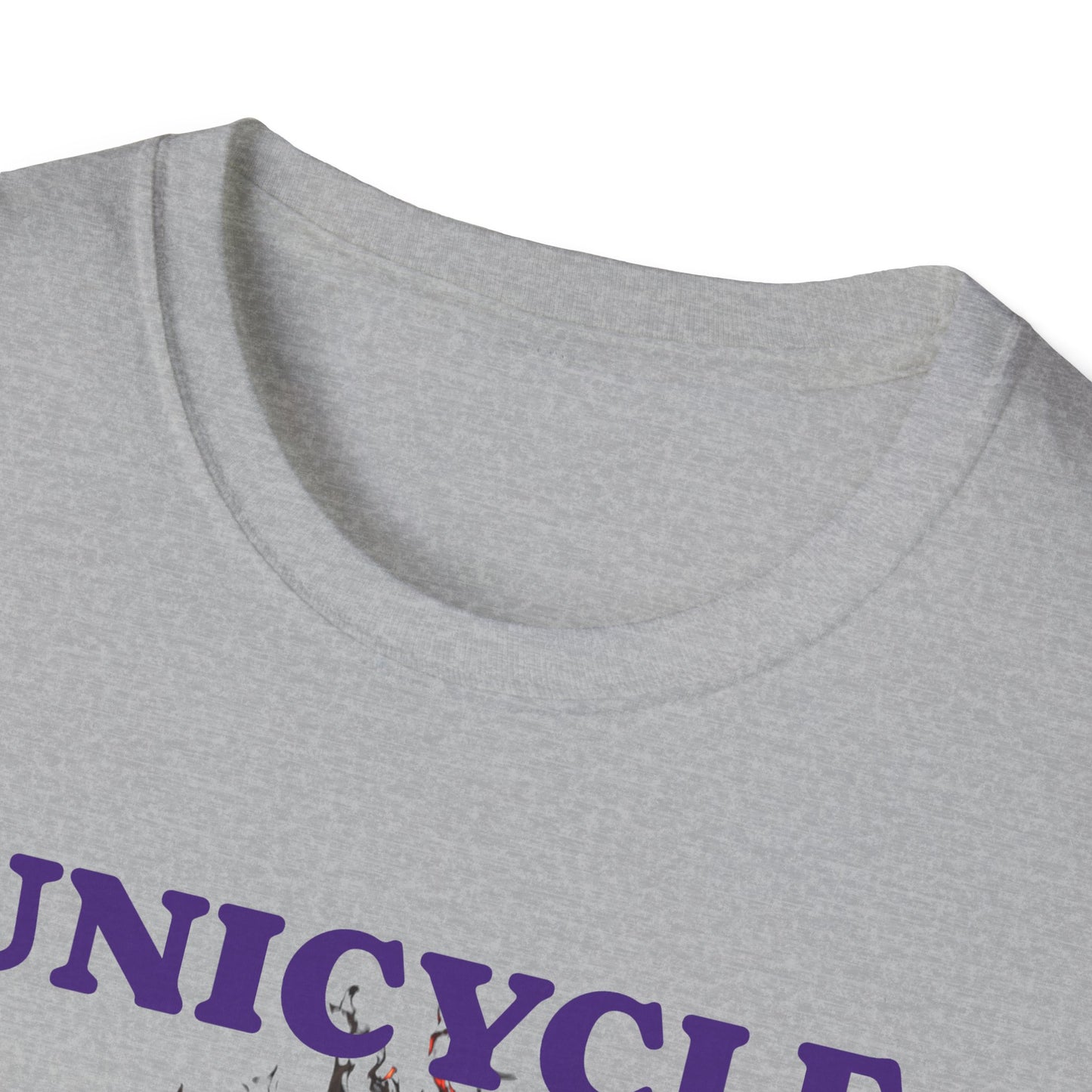 Unicycle Unicorn ring of fire Softstyle Tshirt