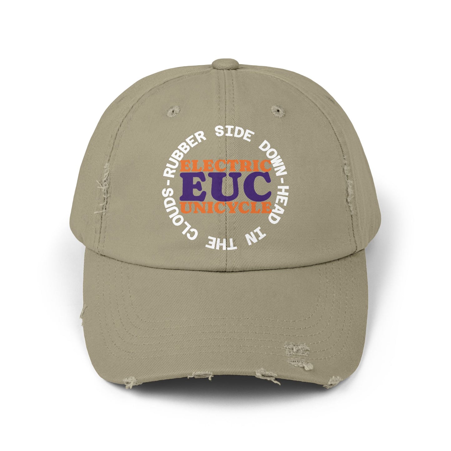 Unicycle Unicorn EUC Distressed Cap