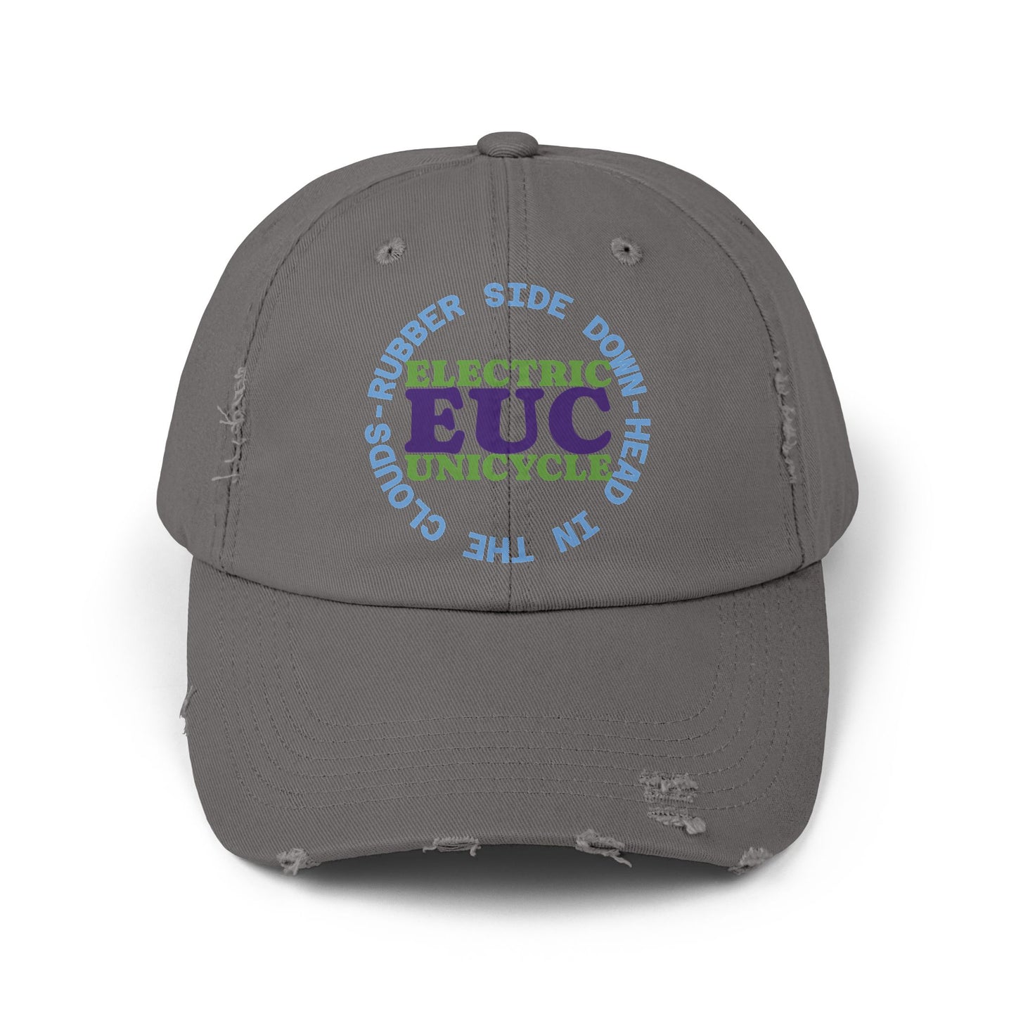 Unicycle Unicorn EUC Distressed Cap