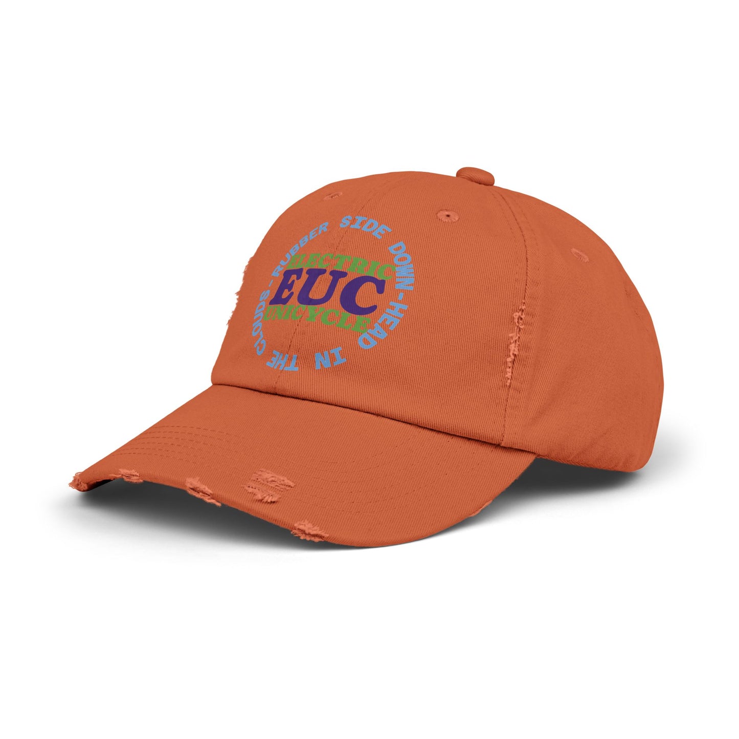 Unicycle Unicorn EUC Distressed Cap