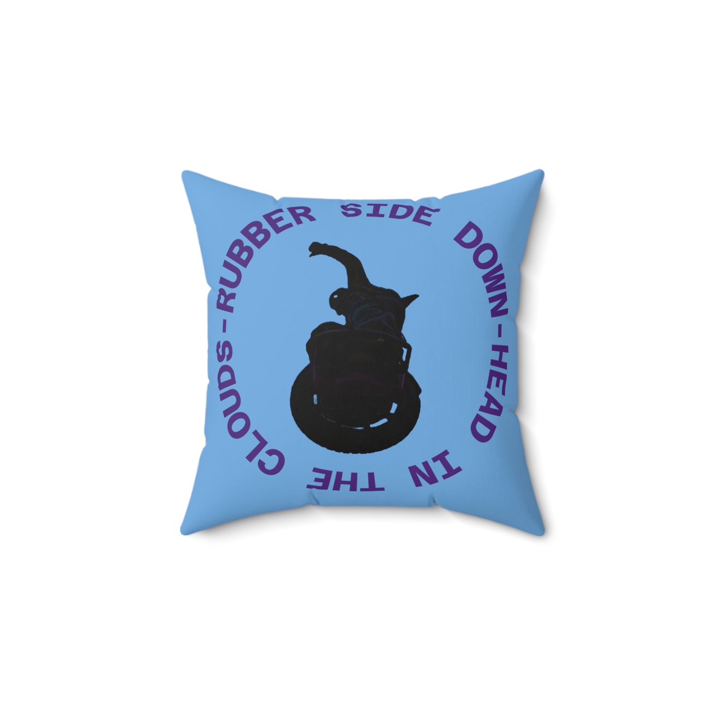 Unicycle Unicorn / Head In The Clouds Decorative Pillow