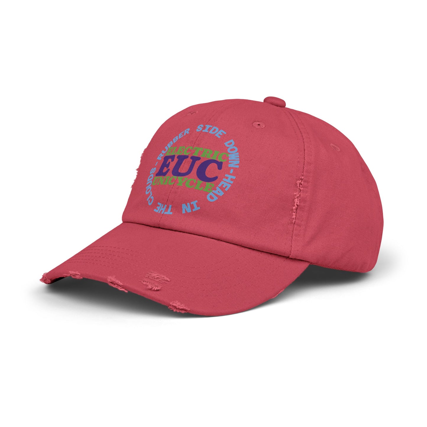 Unicycle Unicorn EUC Distressed Cap