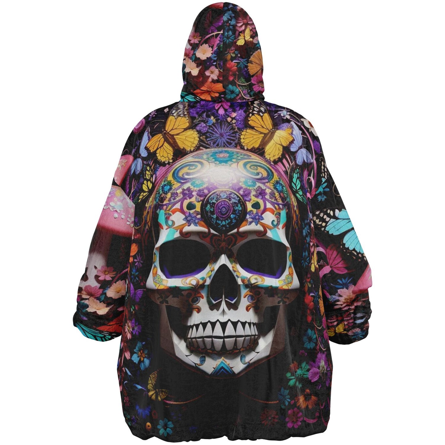 Unbranded Skull #2 Reversible Snug Hoodie