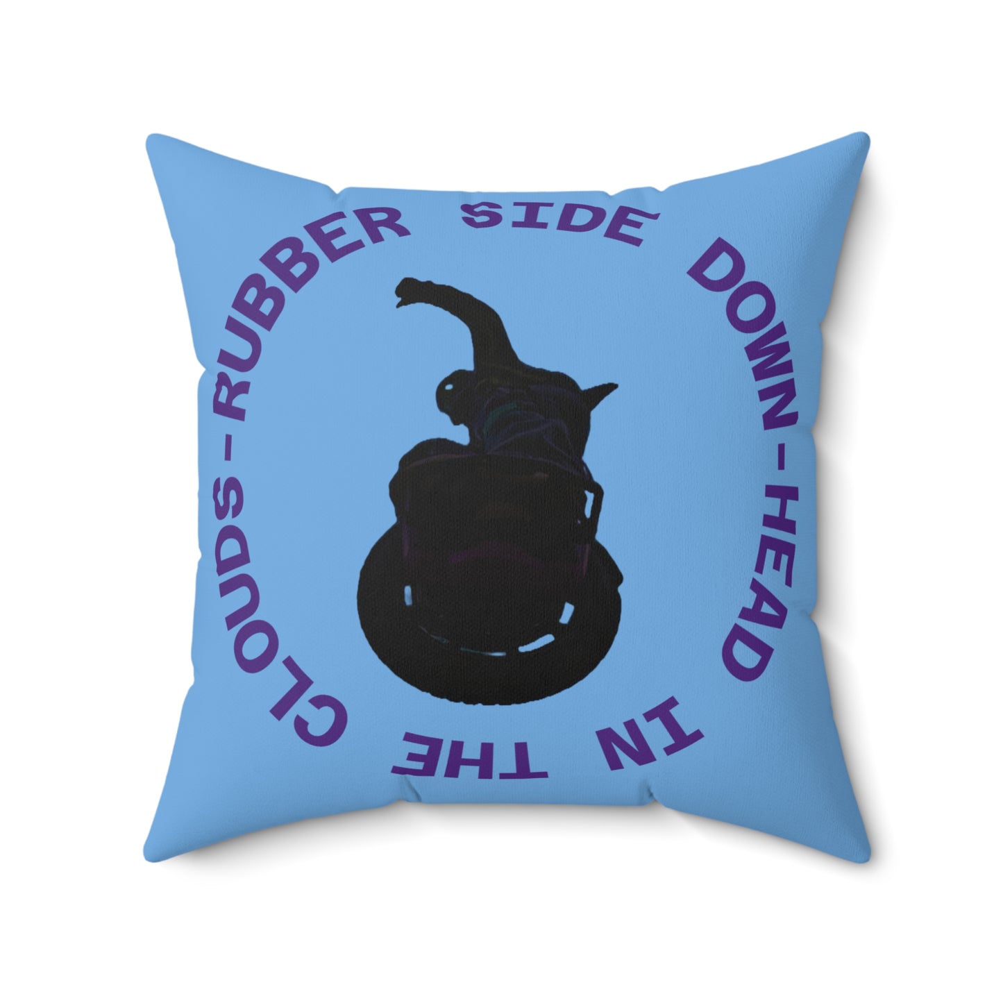 Unicycle Unicorn / Head In The Clouds Decorative Pillow