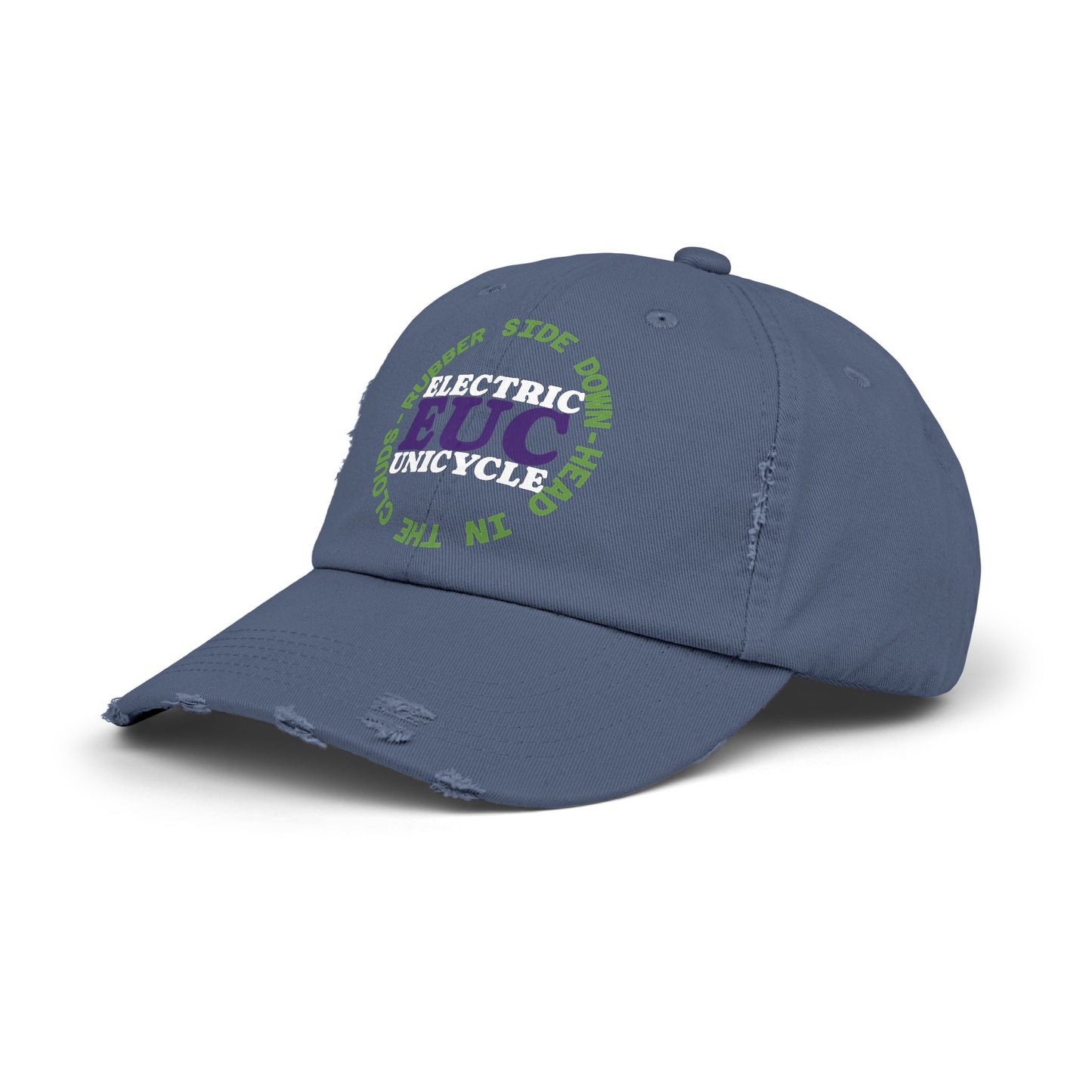 Unicycle Unicorn EUC Distressed Cap