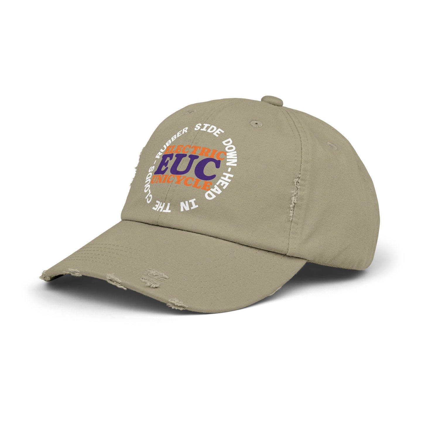 Unicycle Unicorn EUC Distressed Cap