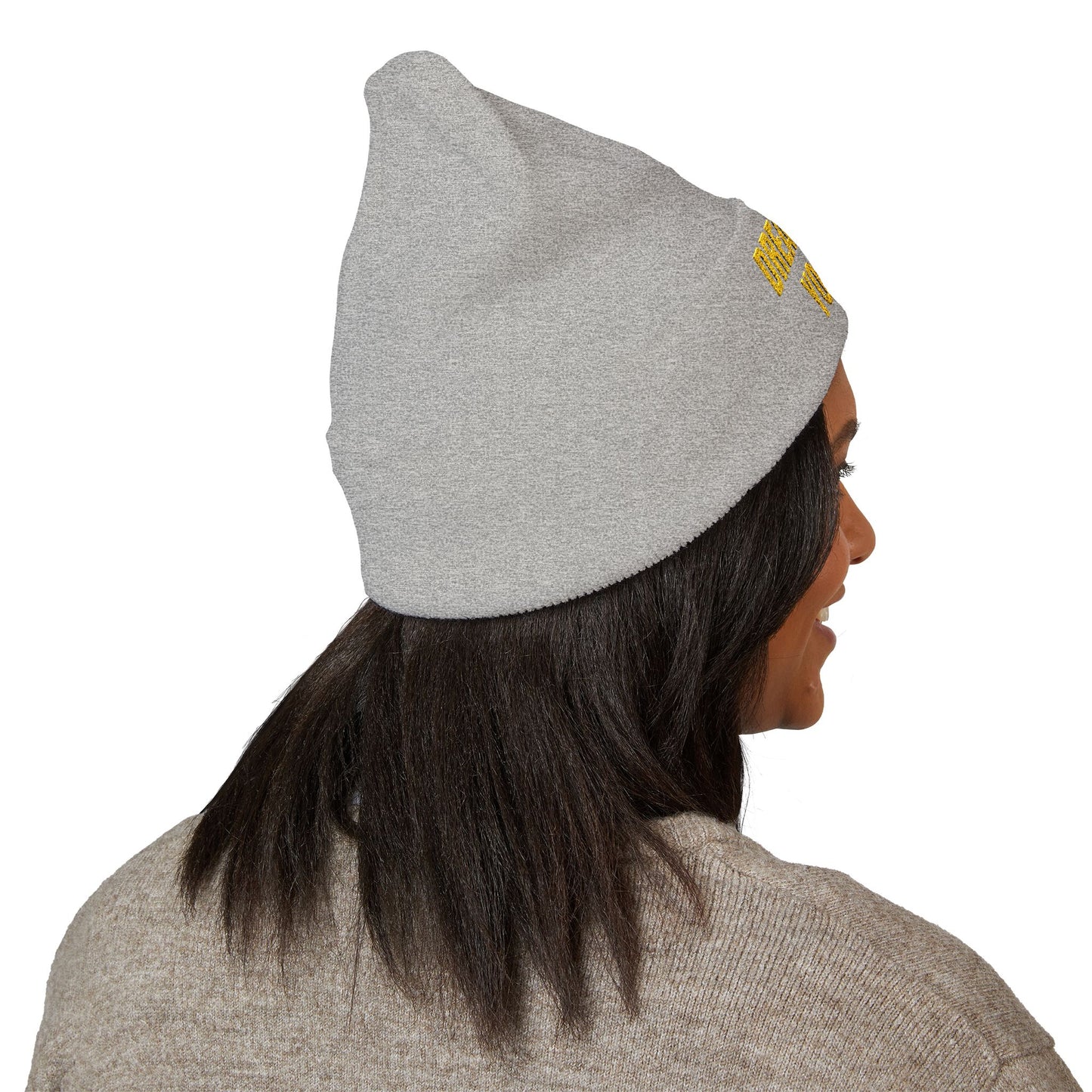 Dream While You Can Cuffed Beanie, Cozy Winter Accessory, Gift for Dreamers, Inspirational Beanie, Unisex Knitted Hat