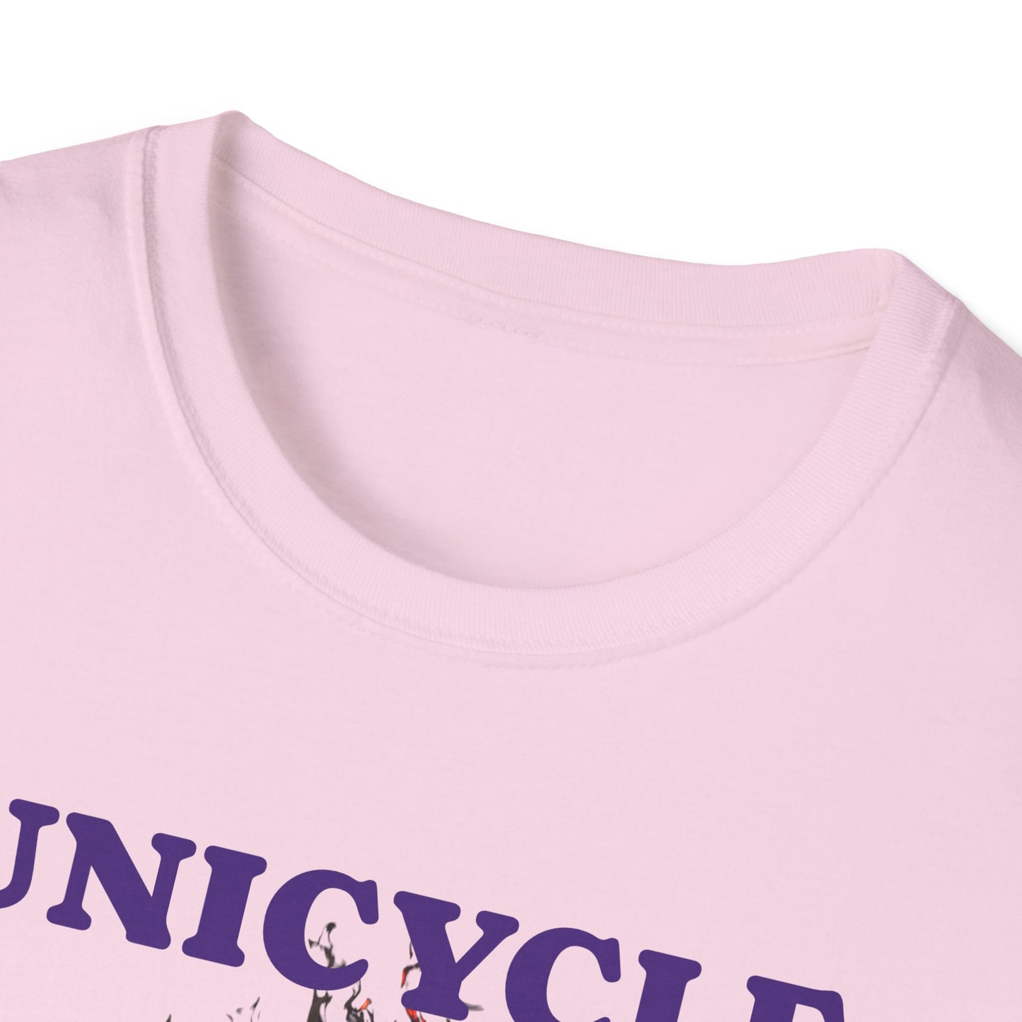 Unicycle Unicorn ring of fire Softstyle Tshirt