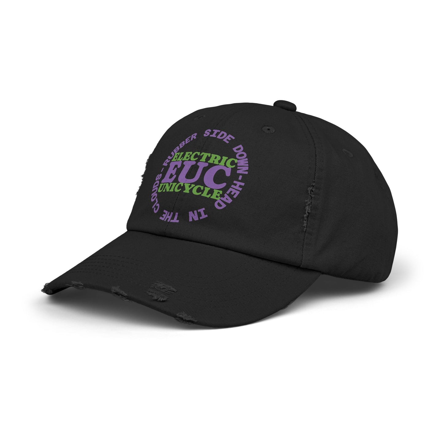 Unicycle Unicorn EUC Distressed Cap