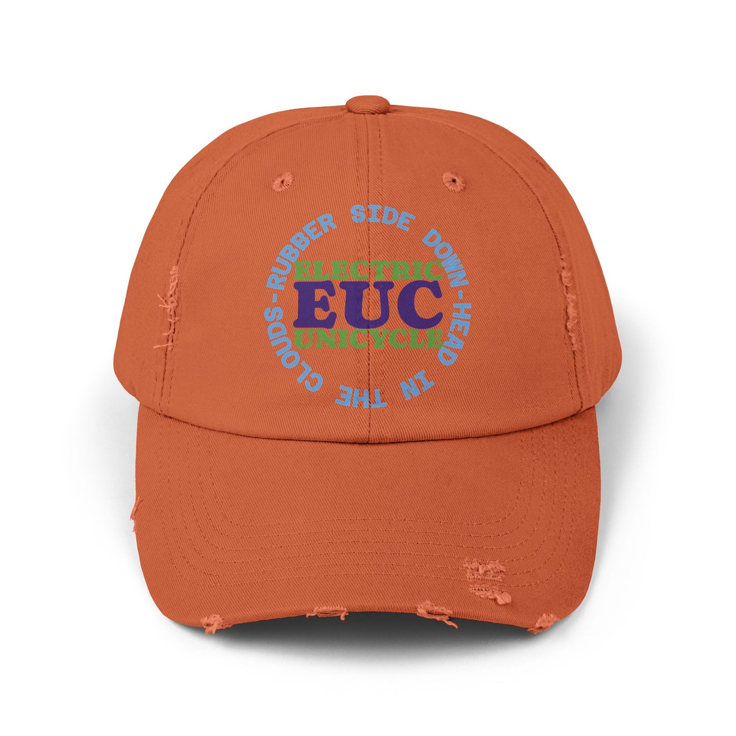 Unicycle Unicorn EUC Distressed Cap