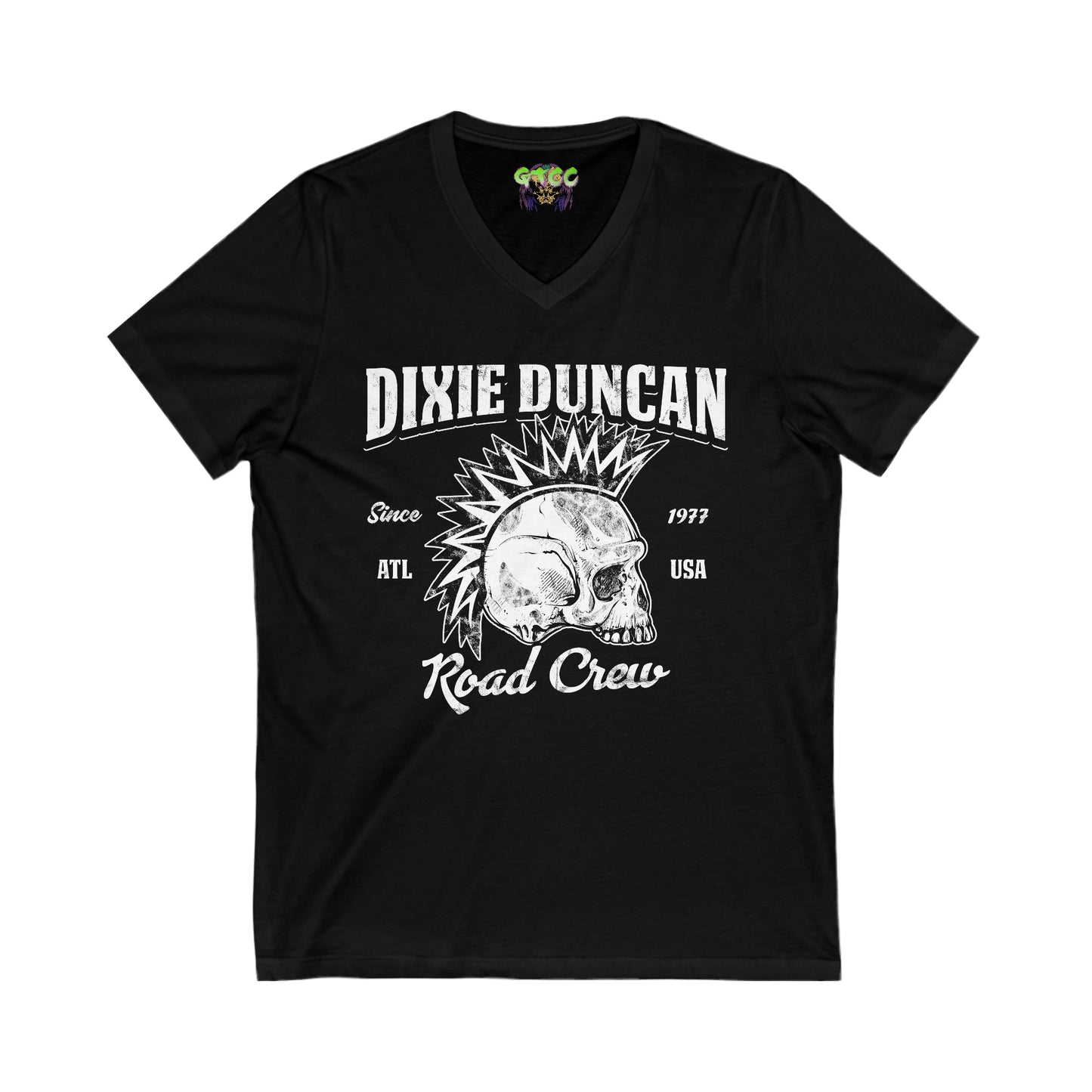 DD Road Crew Unisex Jersey Short Sleeve V-Neck Tee