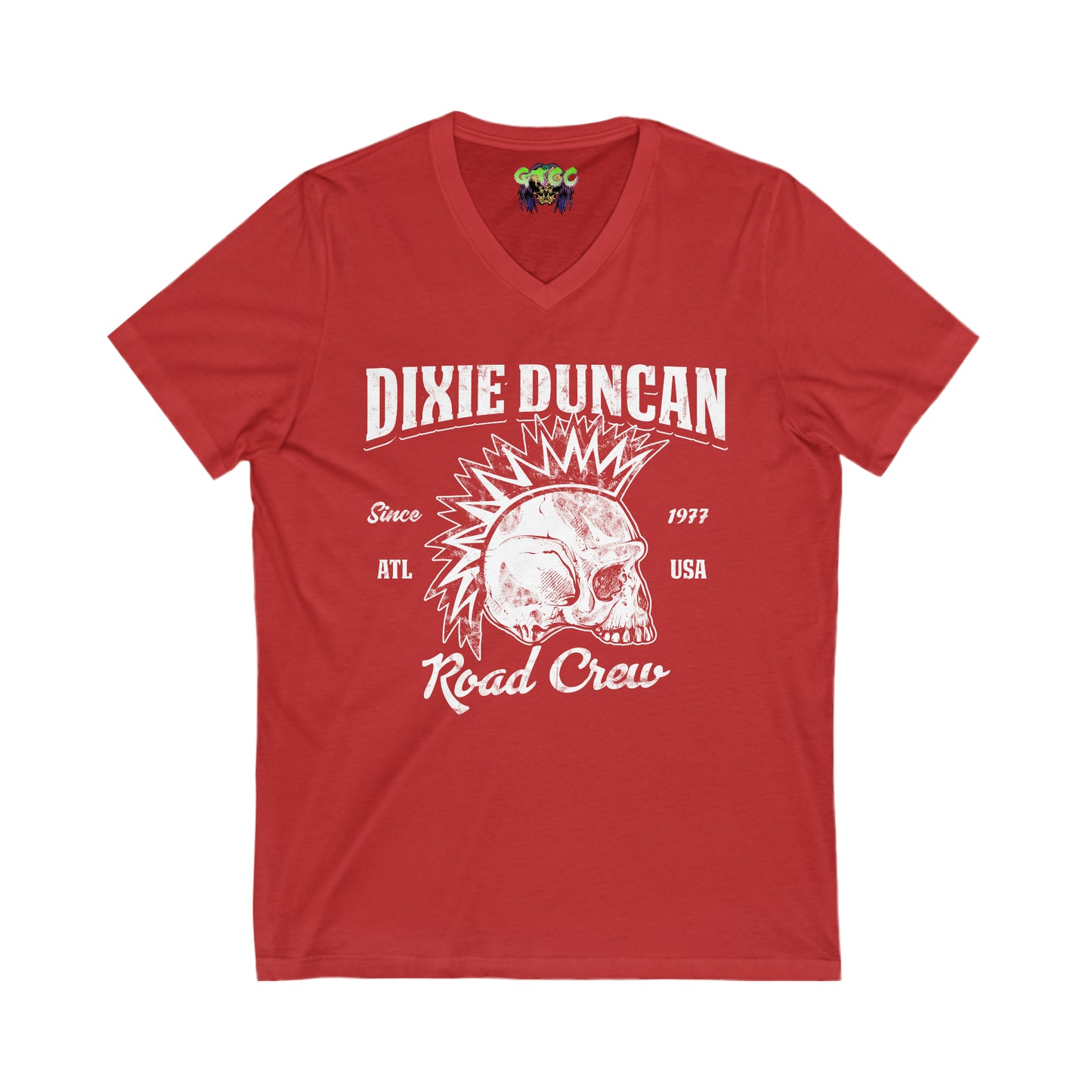 DD Road Crew Unisex Jersey Short Sleeve V-Neck Tee