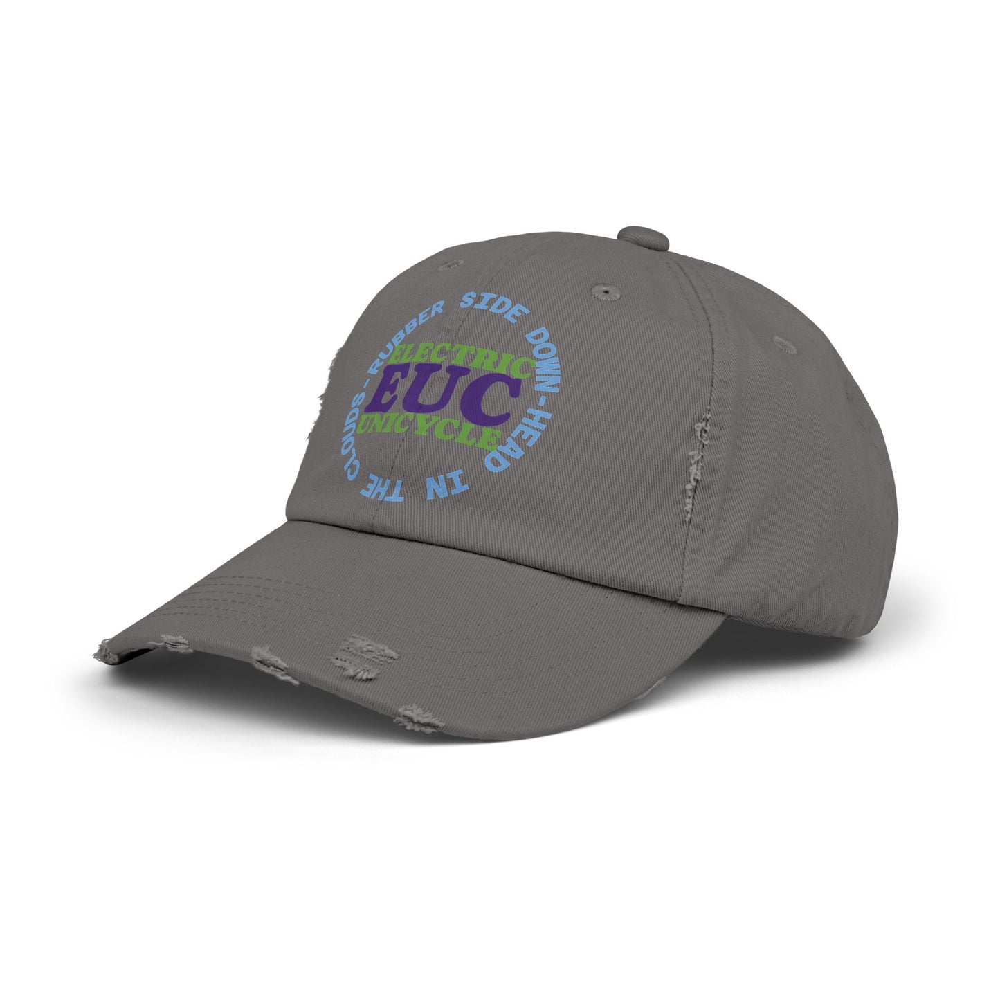 Unicycle Unicorn EUC Distressed Cap