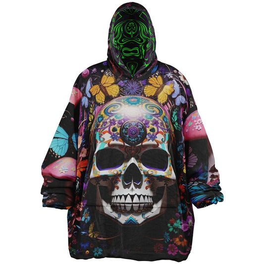 Unbranded Skull #2 Reversible Snug Hoodie