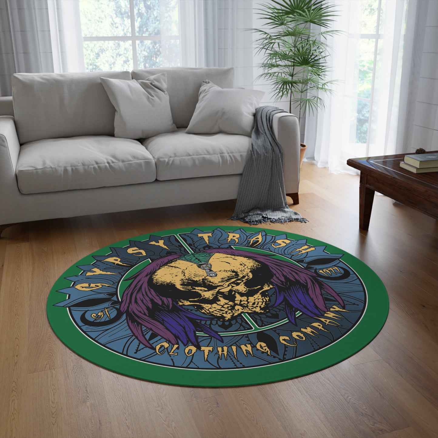 GTCC Round Rug (Green)