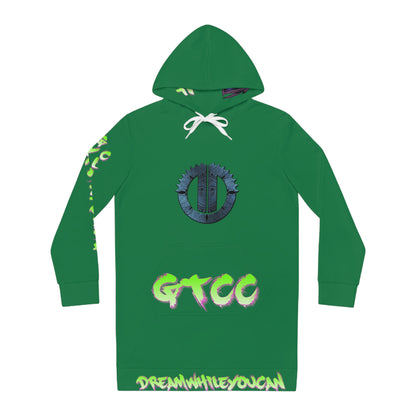 GTCC Womens Hoodie Dress (Green)