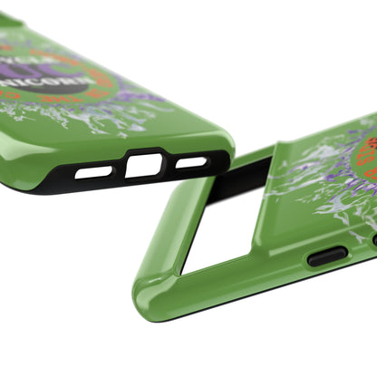 Unicycle Unicorn Purple ring of Fire Tough Case - Durable phone case for EUC fans