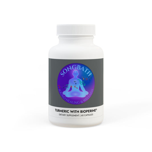 Turmeric with BioPerine® (Black Pepper Fruit Extract) Supplement (60 Capsules)