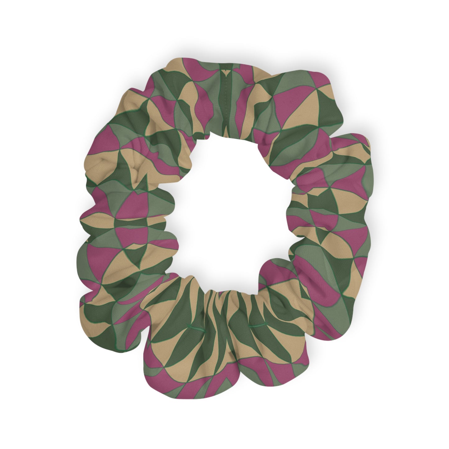 Unbranded Future Pink Camo Scrunchie