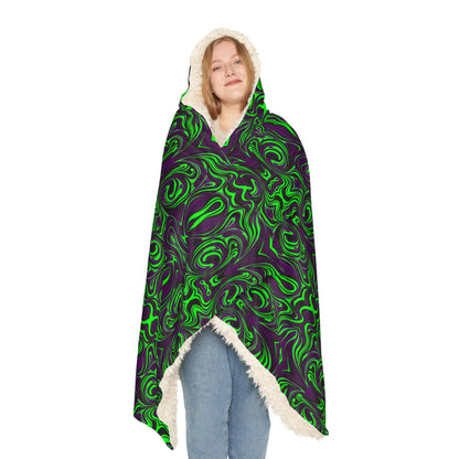 Unbranded Psychedelic Greeple Snuggle Blanket