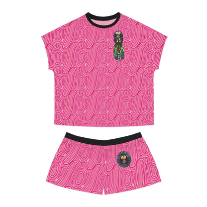 LSD2 Psychedelic Pink Short Pajama Set