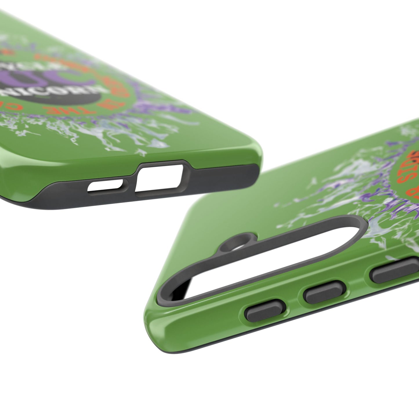 Unicycle Unicorn Purple ring of Fire Tough Case - Durable phone case for EUC fans