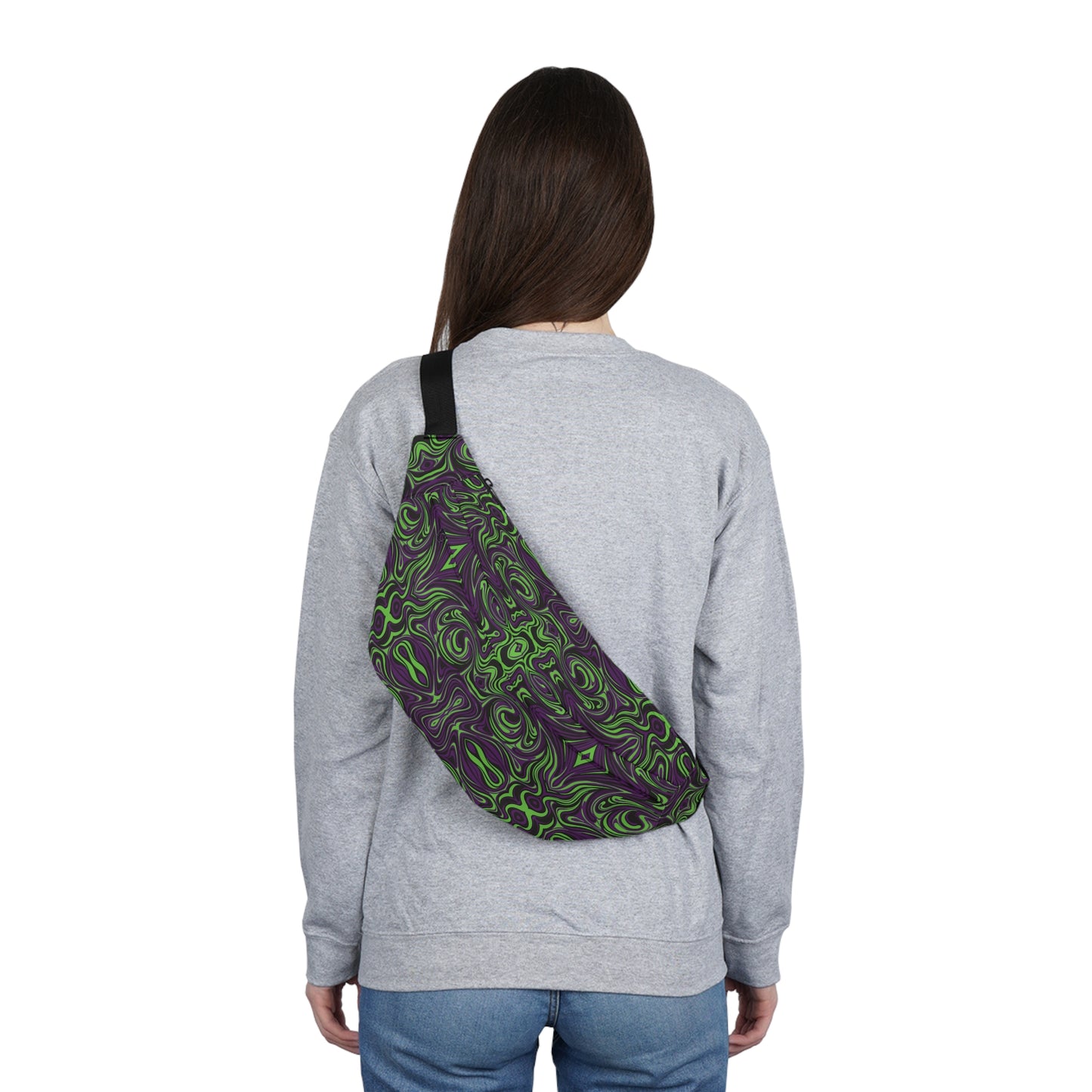 Unbranded Psychedelic Greeple Large Fanny Pack