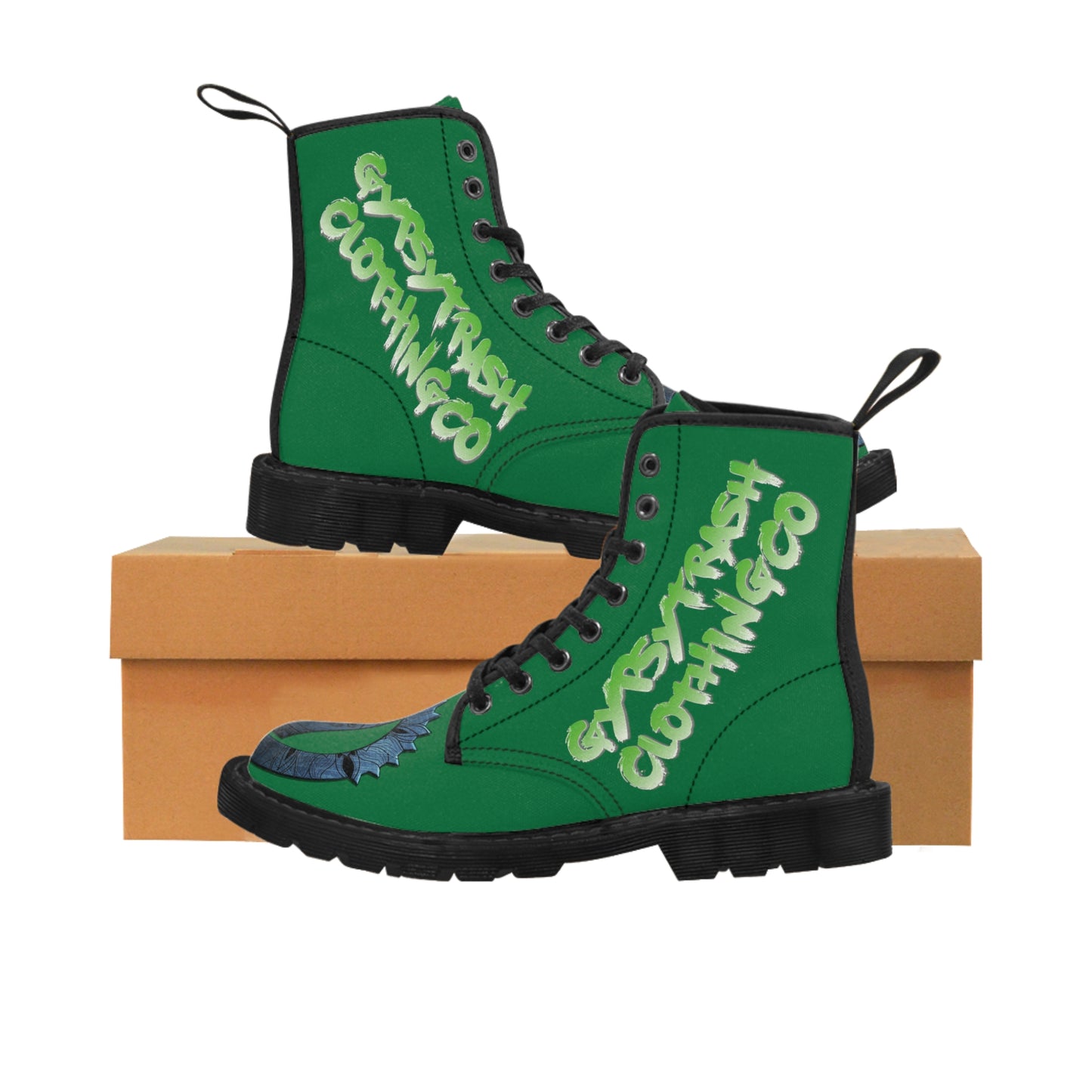 GTCC Women's Canvas Boots (Green)