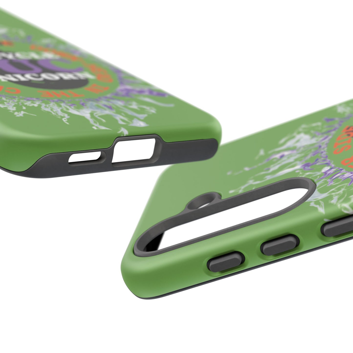 Unicycle Unicorn Purple ring of Fire Tough Case - Durable phone case for EUC fans