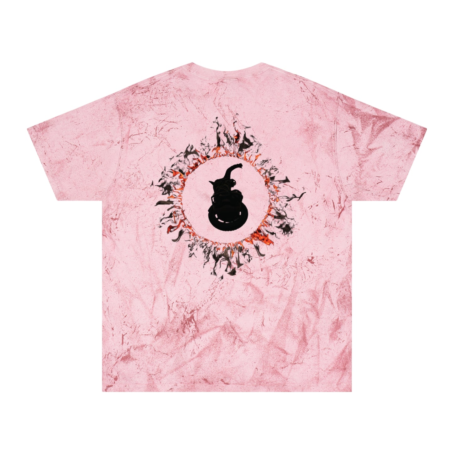 Unicycle Unicorn Red Ring of Fire unisex tshirt