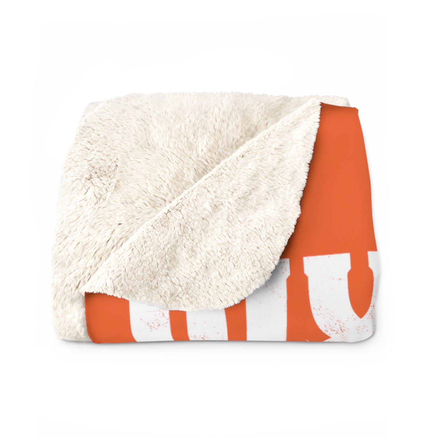 DD Road Crew Sherpa Fleece Blanket (Orange)