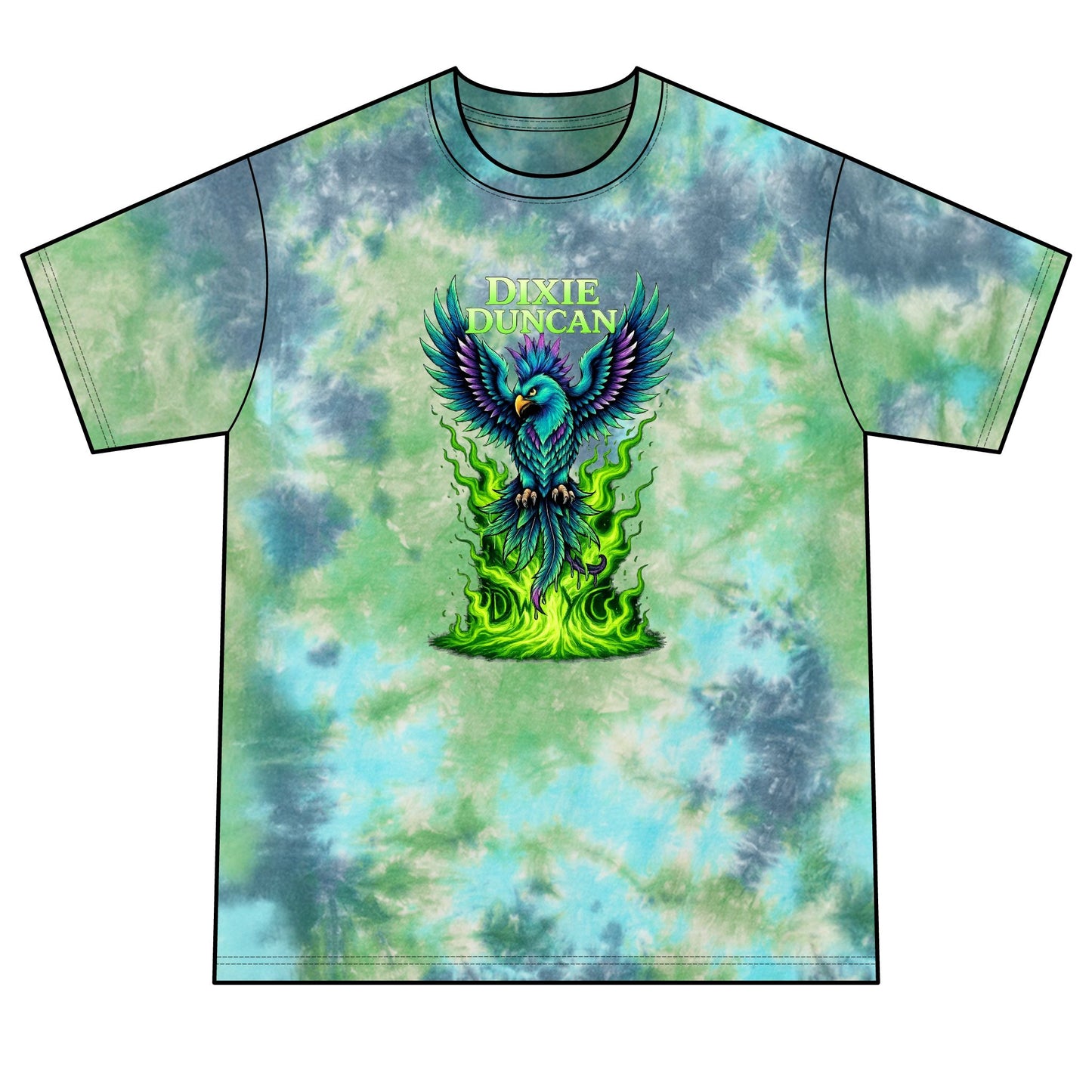 Unisex Crystal Tie-Dye Tee
