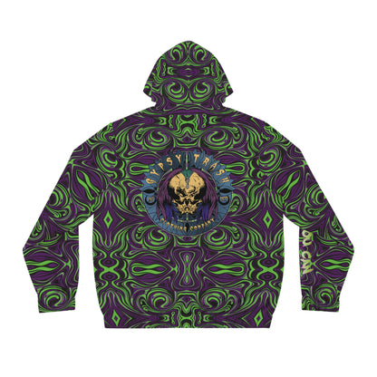 Full-Zip GTCC Psychedelic Greenple Hoodie