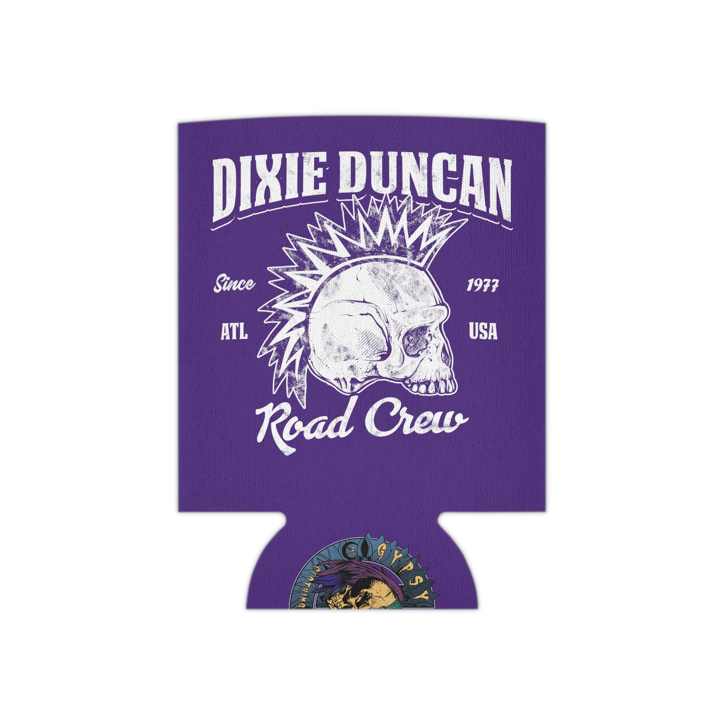 DD Road Crew Can Koozie (Purple)