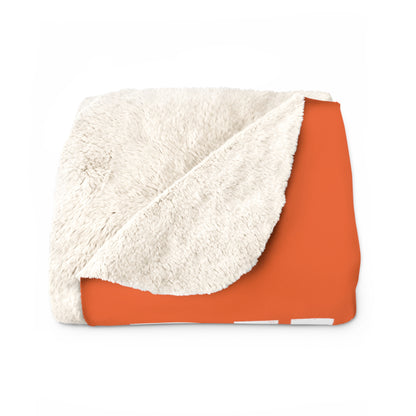 DD Road Crew Sherpa Fleece Blanket (Orange)