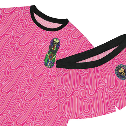 LSD2 Psychedelic Pink Short Pajama Set