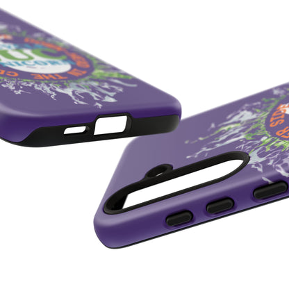 Unicycle Unicorn ring of Fire Tough Case - Durable phone case for EUC fans (purple)