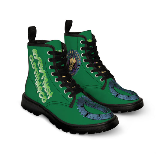 GTCC Women's Canvas Boots (Green)