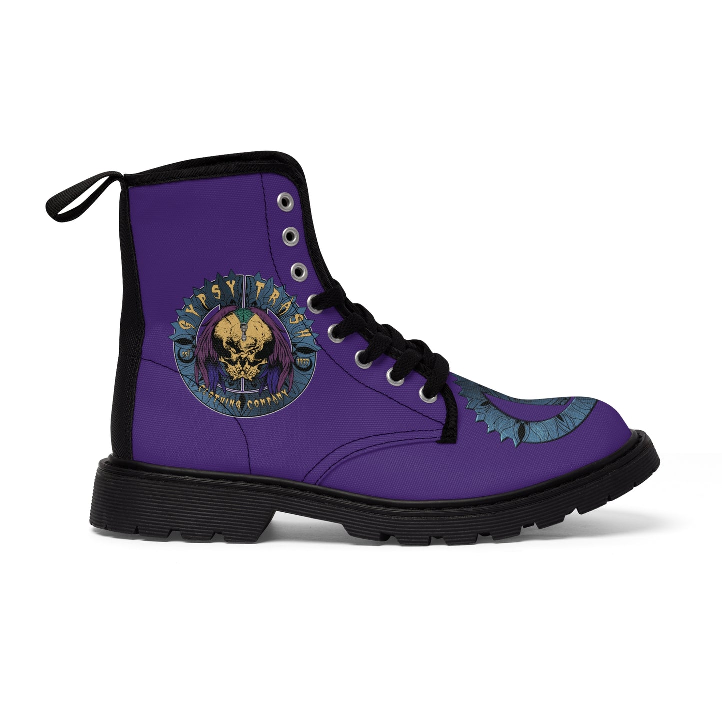 GTCC Men's Canvas Boots (Purple)