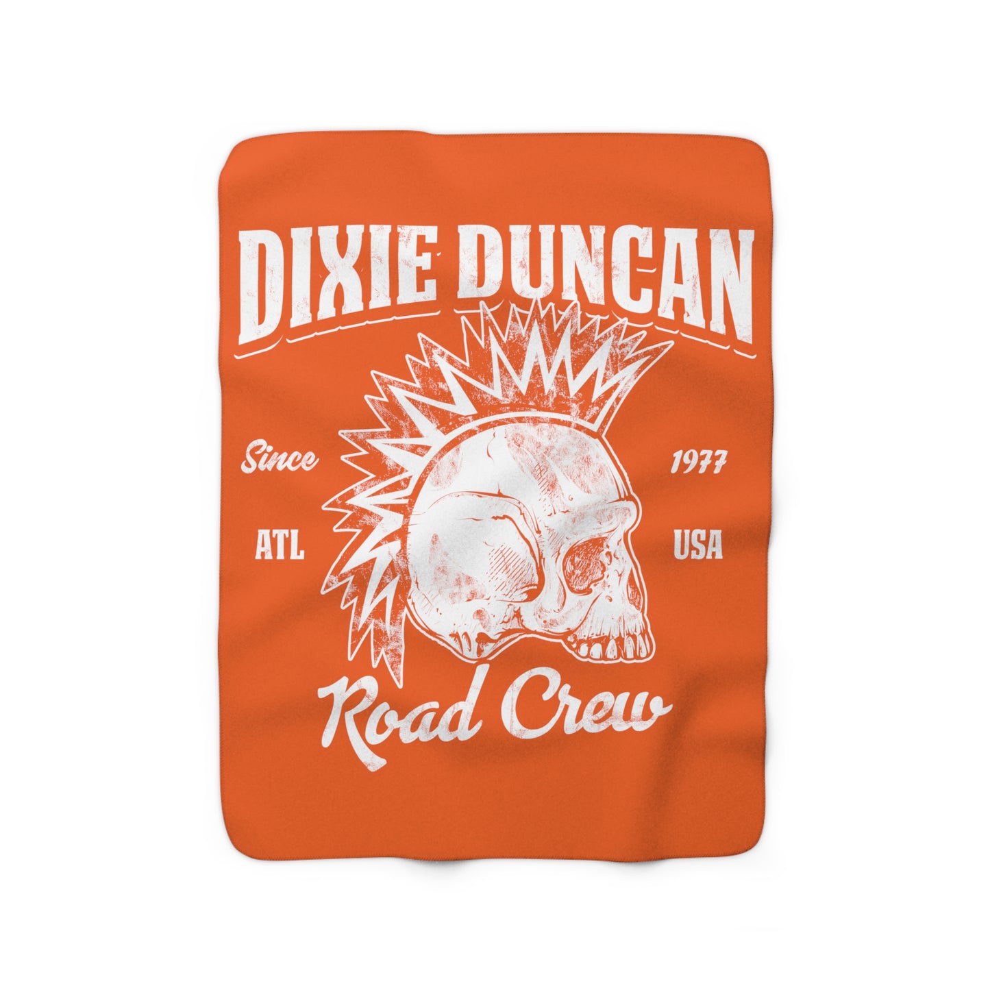 DD Road Crew Sherpa Fleece Blanket (Orange)