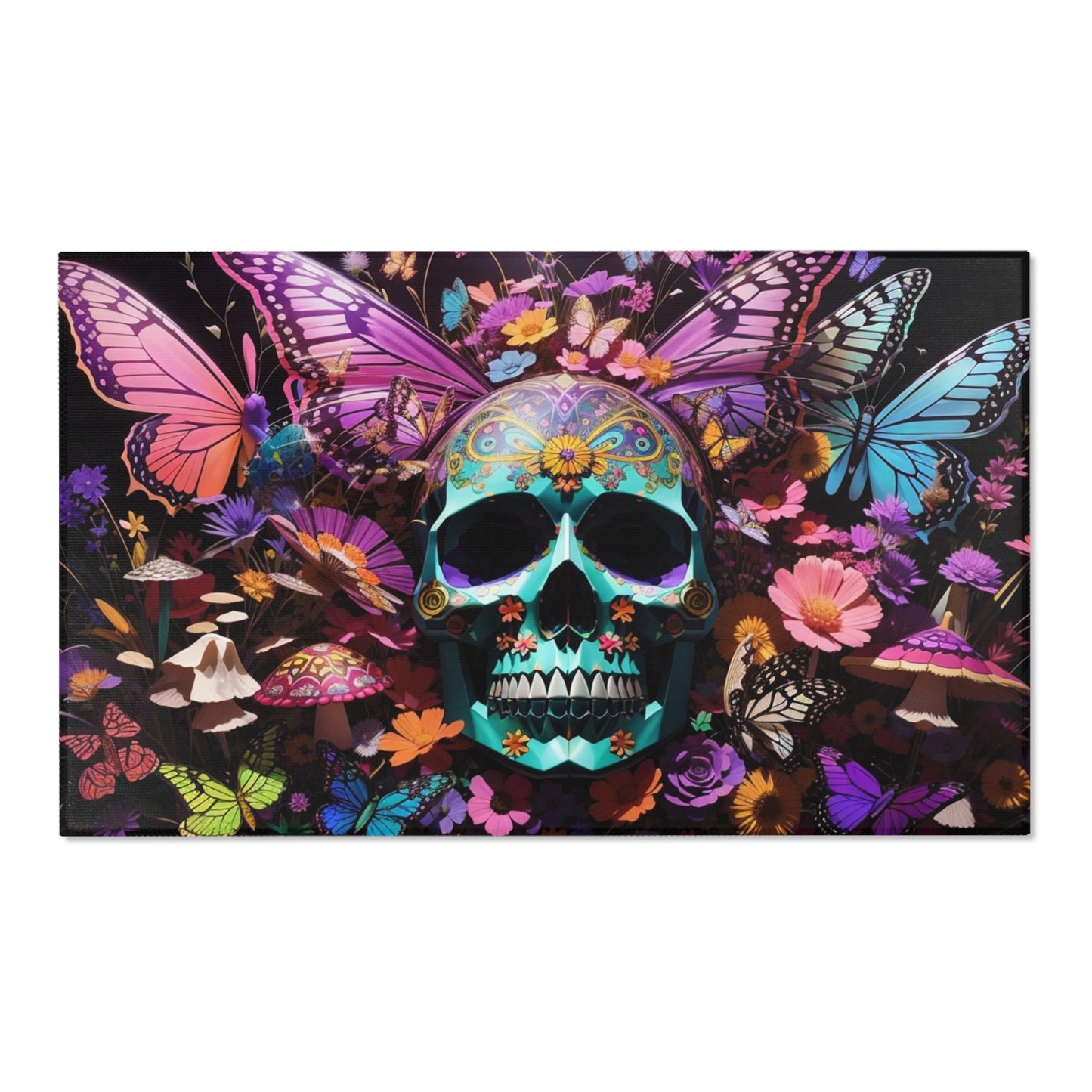 Unbranded Skull #3 Area Rug