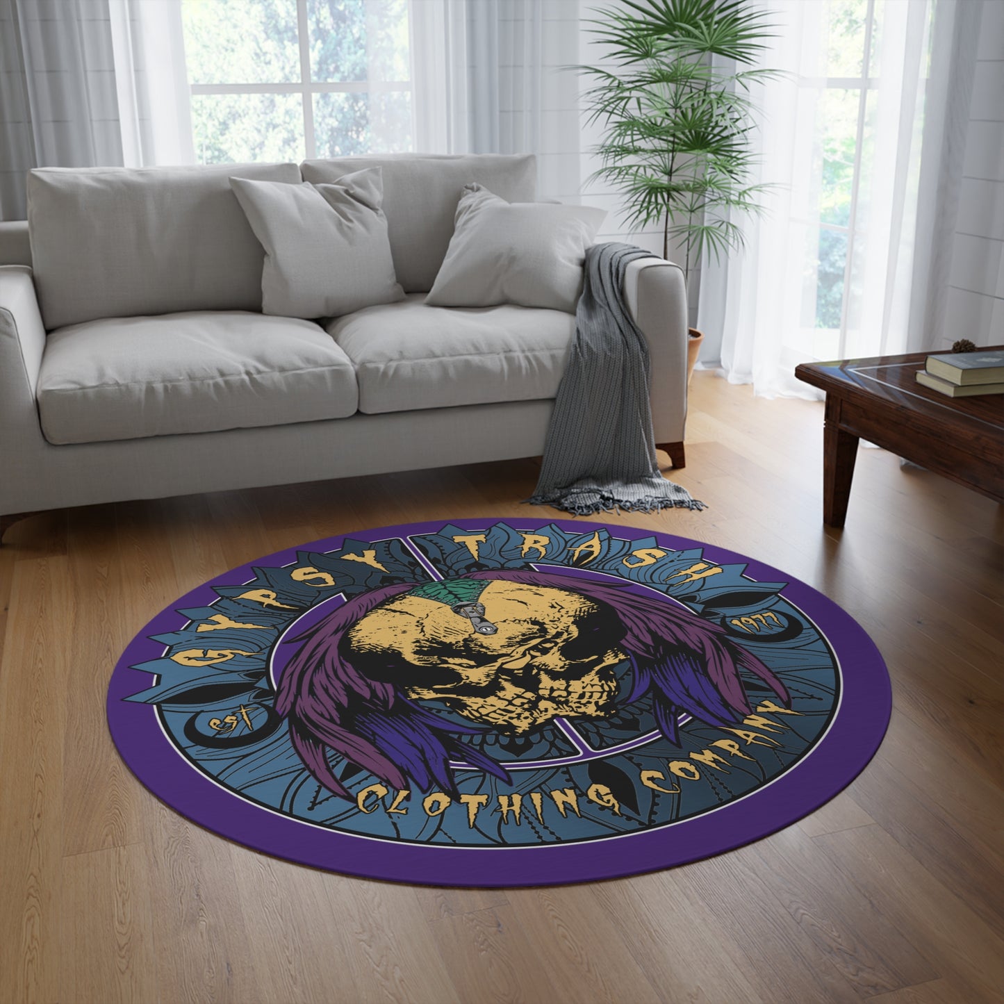 GTCC Round Rug (Purple)