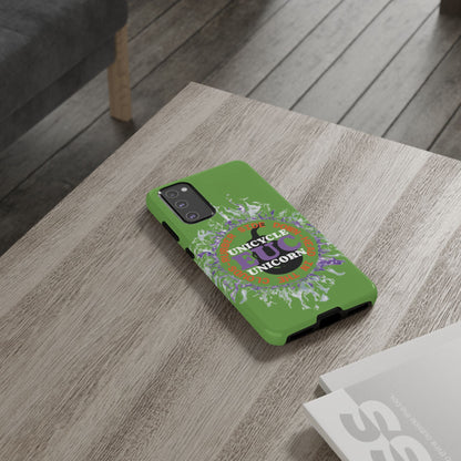 Unicycle Unicorn Purple ring of Fire Tough Case - Durable phone case for EUC fans