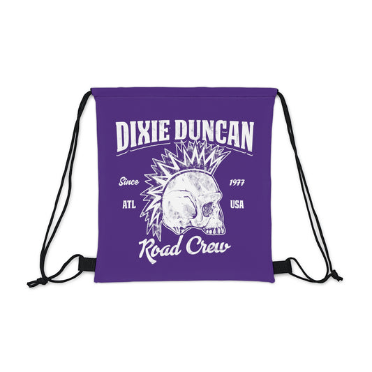 Road Crew Drawstring Bag (Purple)